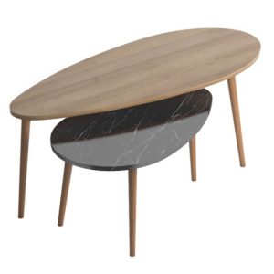 Coffee tables MONTY set of 2 (185-000066/67/88)