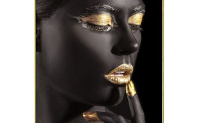 Πίνακας 21140/21151-Black&Gold Woman
