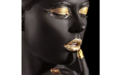 Painting 21140/21151-Black&Gold Woman