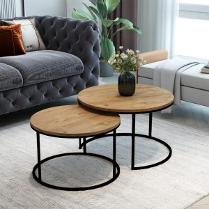 Coffee tables set of 2 (321-000078/79)
