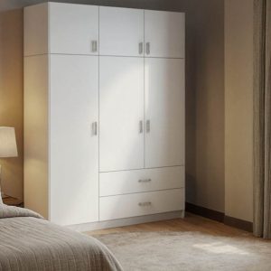 3-door Wardrobe ROYAL with loft (361-000125)