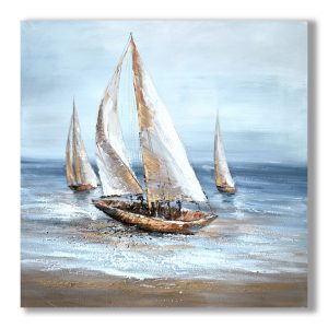 Canvas wall art "Boats" (755-12059)
