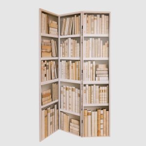 2-Sided Folding Screen "Bookcase" 810-00081/2