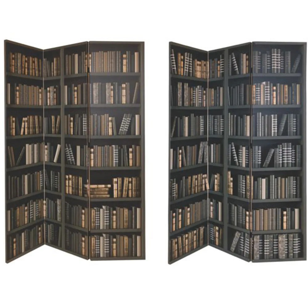 2-Sided Folding Screen "Bookcase" 810-00081/2 - Image 4