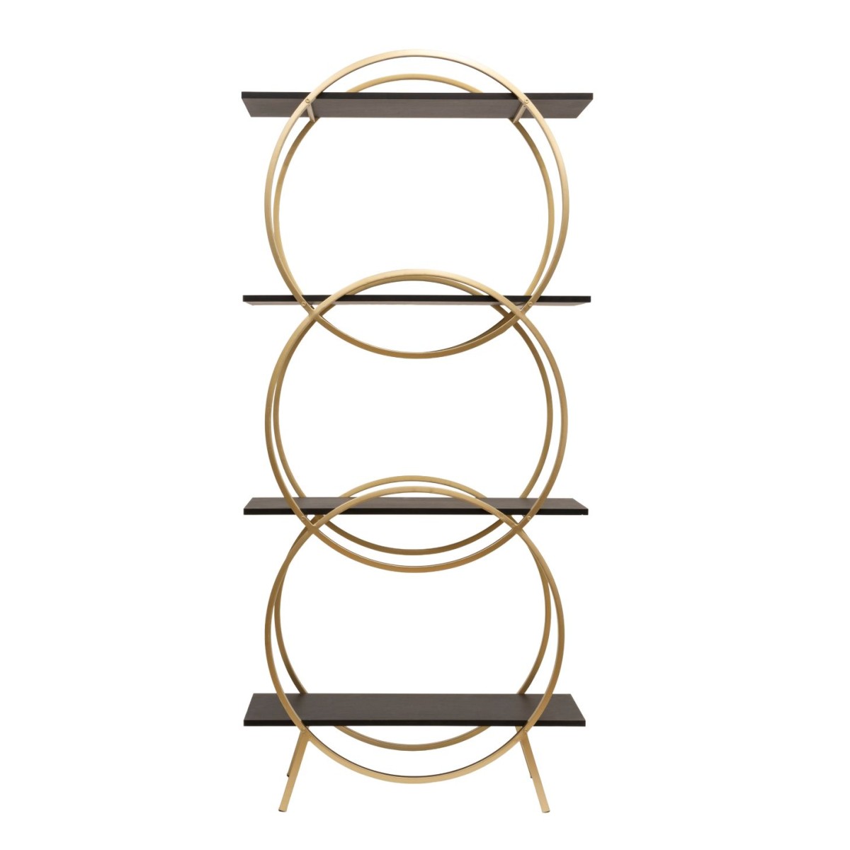Metallic-Wooden Shelf (810-00196)