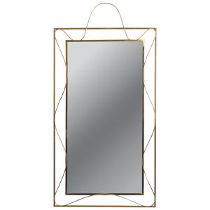 Mirror in metal frame (811-40007)
