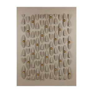Canvas wall art with golden balls (812-20121)