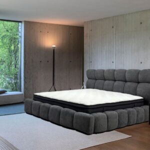 Bed ZENA grey (BHB-2504)