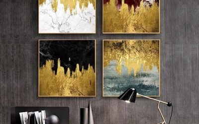 Four panels Canvas painting EF243ABCD
