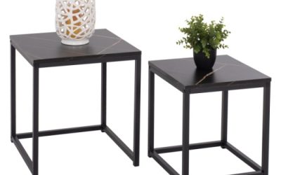 Set of 2 Side tables GRELAY (HM8762)