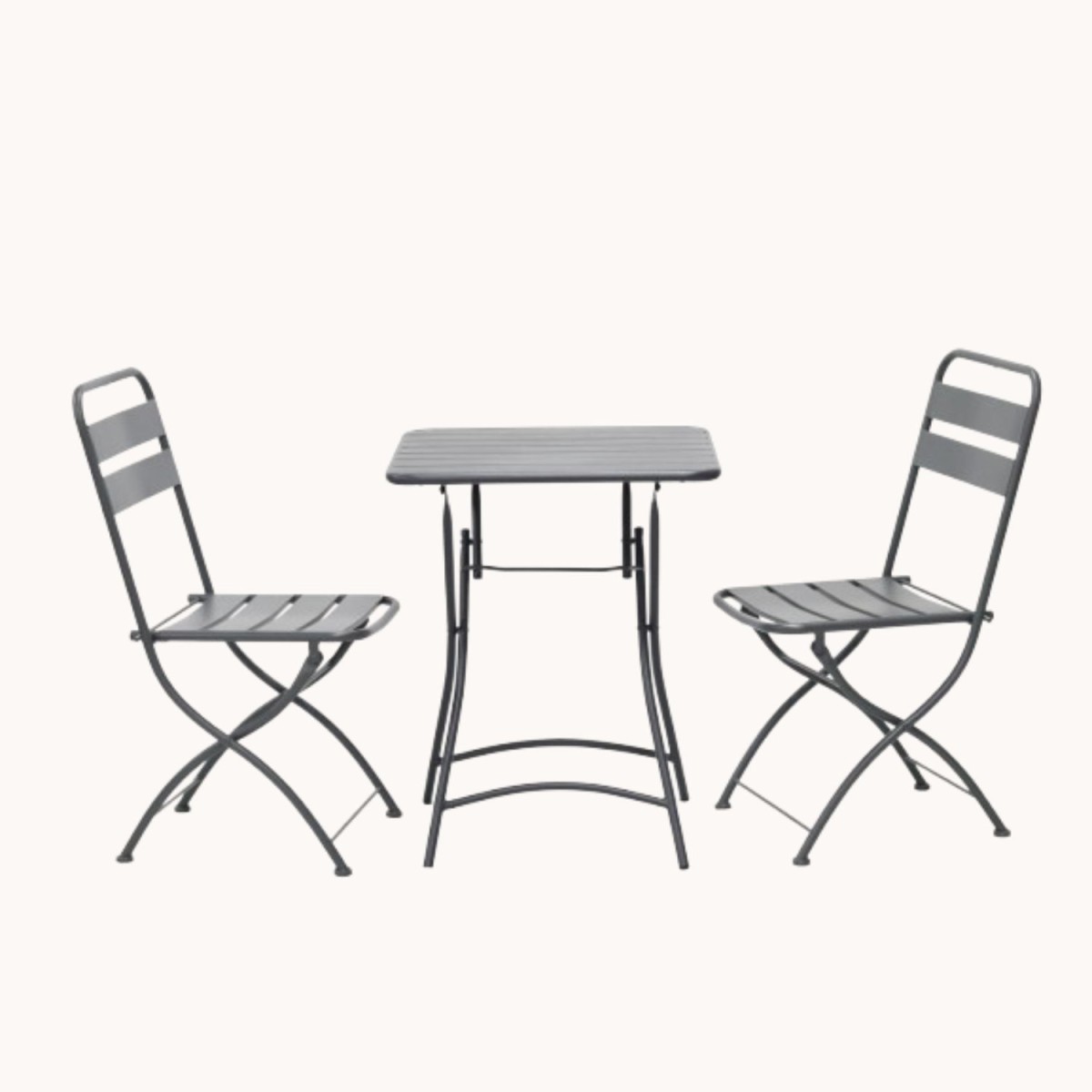 Steel Foldind outdoor set 2+1 (MT15109)