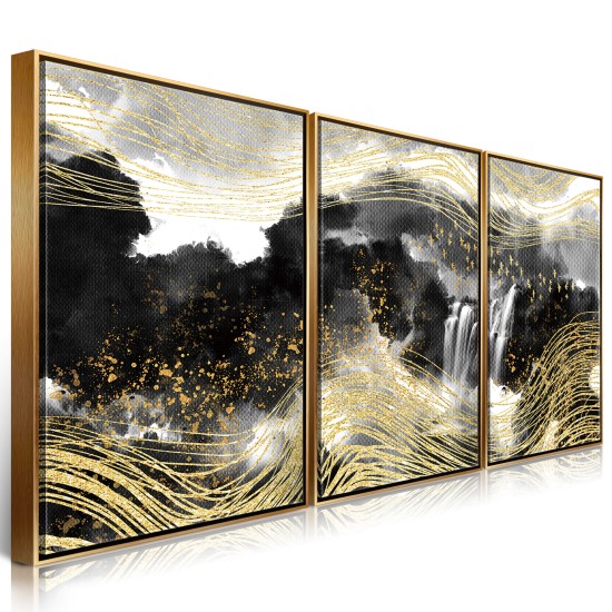 Canvas painting SV154 gold frame | Sun Tower Plaza