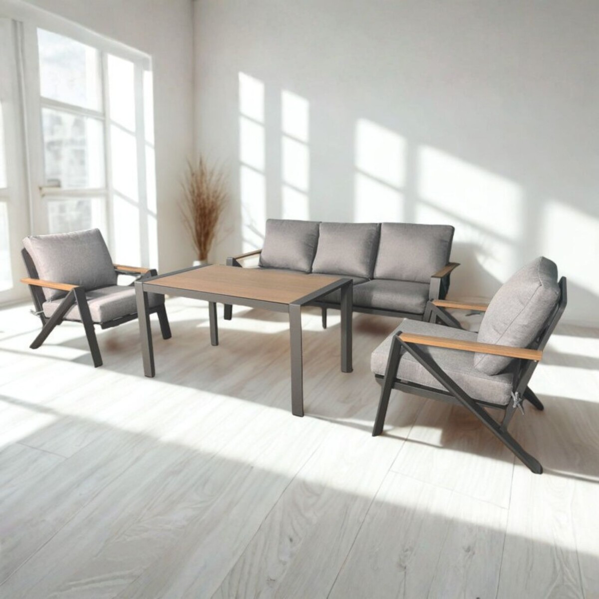3Seater Aluminium Set SYF9010-5 - Image 3